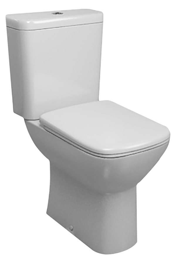 DS6 Comfort Height Pan - Cistern & Soft Close Seat