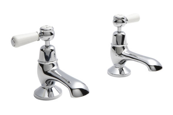 White Topaz With Lever Bath Taps