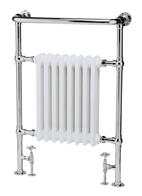 Harrow Towel Rail/radiator - Chrome & White