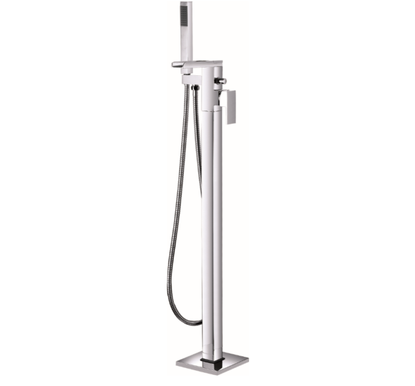 nigella waterfall spout floorstanding single lever bath shower mixer (fixed spout)