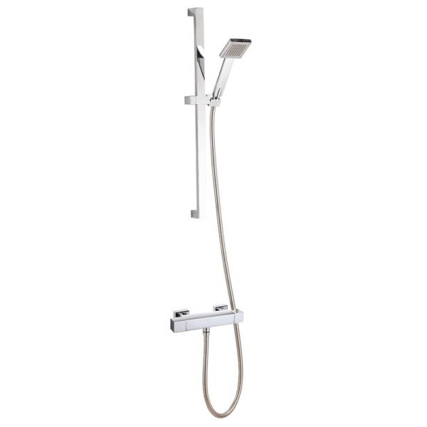 Nevada Square Thermostatic Bar Valve & Riser Kit