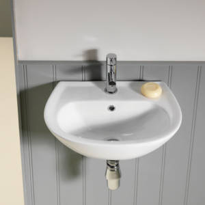 Ebony-‘D’-Shaped-Cloakroom-Basin-(1TH-Only)