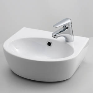 Parva Cloakroom Basin - LH or RH Tap Hole