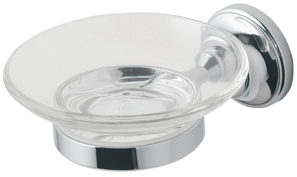 Grosvenor Glass Soap Dish & Holder