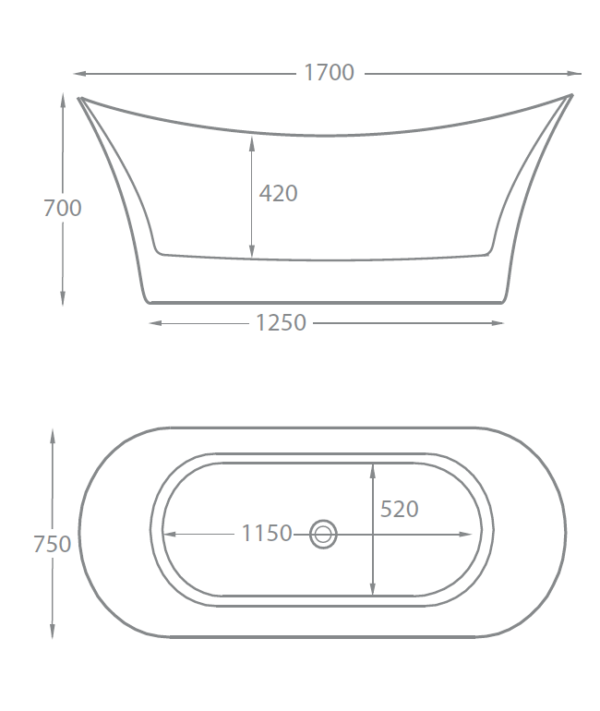 Valentina Freestanding Bath Spec