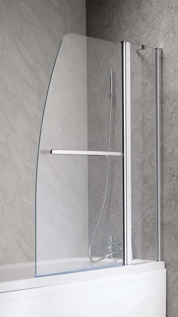 Ascent Double Curved Luxury Bath Screen