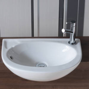 Opal Slim Semi-Recessed Basin (1TH Only)