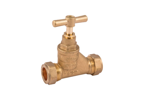 Wras 25Mm Brass Poly Stopcock
