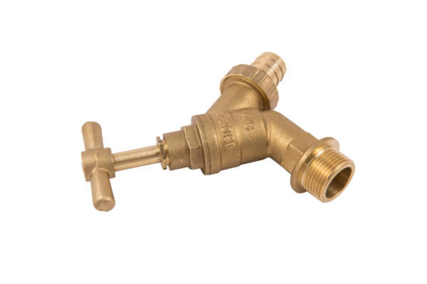 1/2" Brass Bibcock C/W H/Union