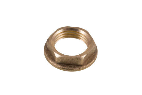 Large F 3/4" Brass Backnut