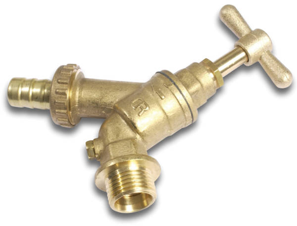 3/4" Dzr Bibcock C/W D/Check/V