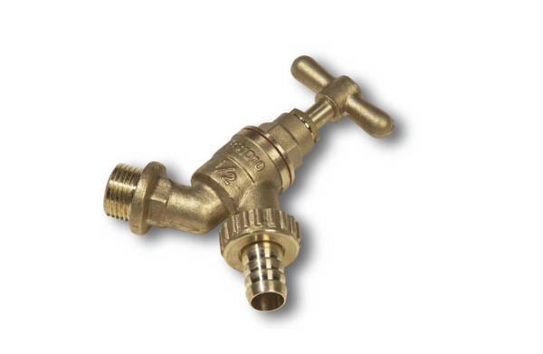 3/4" Brass Bibcock C/W H/Union