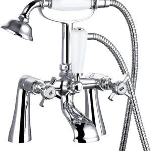 Edwardian True 3/4 Bath Shower Mixer inc. Shower Kit