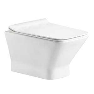 Verona Rimless Wall-Hung Pan & Soft Close Seat