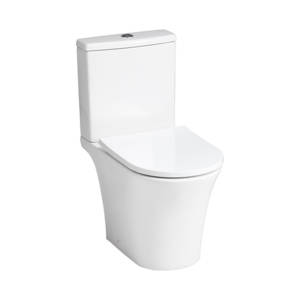 Rimini Rimless Close Coupled Pan & Soft Close Seat