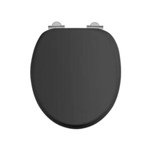 Matt Black or Gloss Black Soft Close Toilet Seat