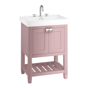 Riviera 650mm Matt Pink Vanity Unit