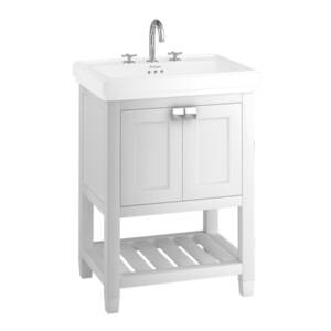 Riviera 650mm Matt White Vanity Unit