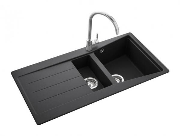Mica Rangemaster Igneous Granite Inset 1.5 Sink - Image 2