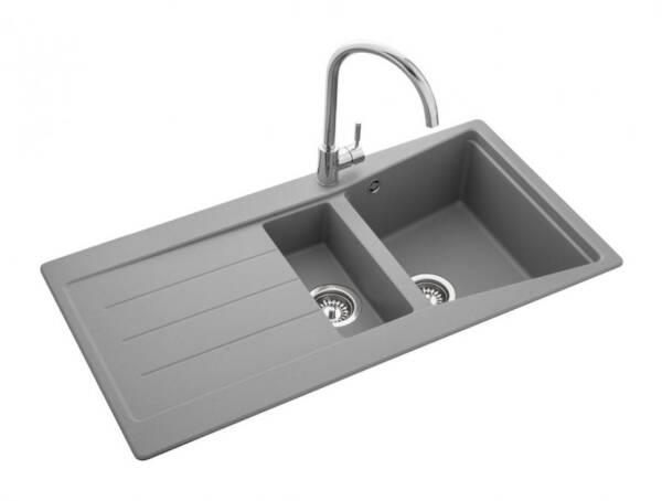 Mica Rangemaster Igneous Granite Inset 1.5 Sink - Image 4