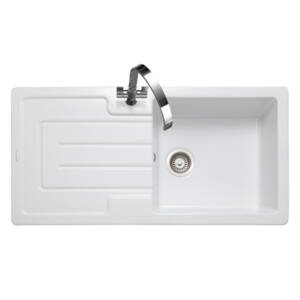 Rangemaster Austell Fire Clay Ceramic Inset Single Sink