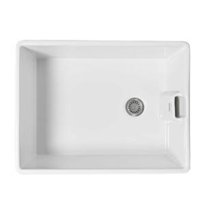 Rangemaster Grange Fire Clay Ceramic Sink White