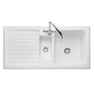 Rangemaster Rustic Fire Clay Ceramic Inset 1.5 Sink