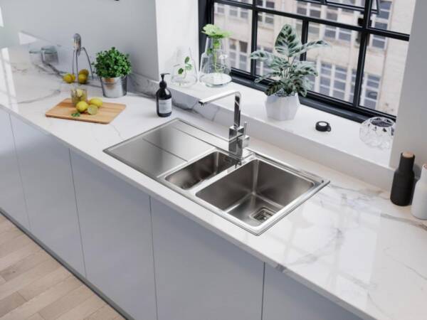 Rangemaster Arlington Stainless Steel Inset Sink - Image 3