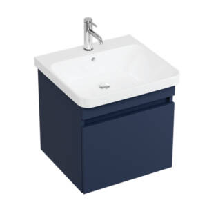 Britton Dalston 500mm Matt Blue Wall Hung Vanity Unit