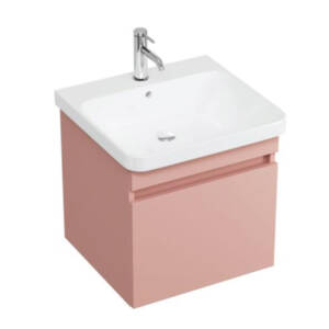 Britton Dalston 500mm Matt Pink Wall Hung Vanity Unit