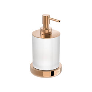 Roca Tempo Over Countertop Rose Gold Soap Dispenser