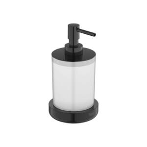 Roca Tempo Over Countertop Titanium Black Soap Dispenser