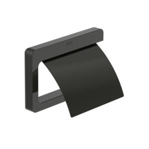 Roca Tempo Titanium Black Toilet Roll Holder