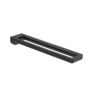 Roca Tempo Titanium Black Double Towel Rail